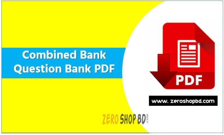 Combined Bank Question Bank PDF - Zero Shop BD - জিরো শপ বিডি