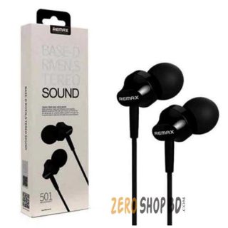 Remax RM 501 In Ear Earphone, Remax RM-501 Bass Driven Stereo Sound Earphone,REMAX RM-501 IN-EAR STEREO EARPHONE