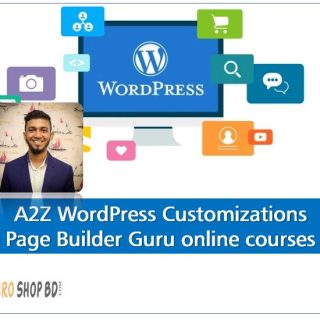 A2Z Wordpress Customizations Page Builder Guru online courses, Wordpress customization course,Page builder course,Wordpress development course