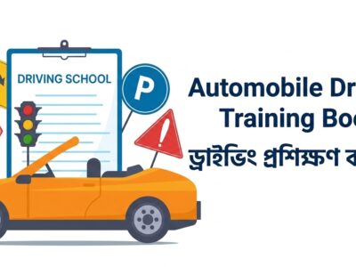 making a website Featured Images for post, Post title"Automobile Driving Training Book, ড্রাইভিং প্রশিক্ষণ বই pdf", my upload image add, The ideal Featured Images (Main Header): 1200 × 630 pixels (16:9 ratio)