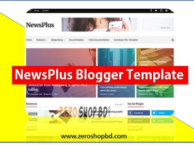 newsplus premium blogger template free download, NewsPlus Blogger Template